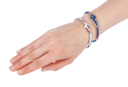 God Bless America Tie-Dye Bracelets