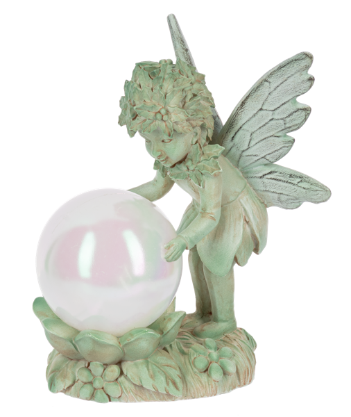 Magical Garden Fairy Figurines with gazing ball