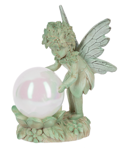 Magical Garden Fairy Figurines with gazing ball