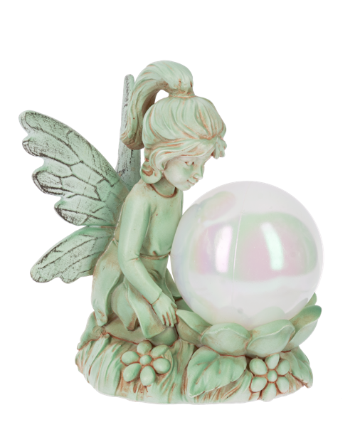 Magical Garden Fairy Figurines with gazing ball