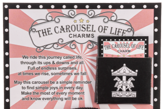 Carousel of life pocket charm