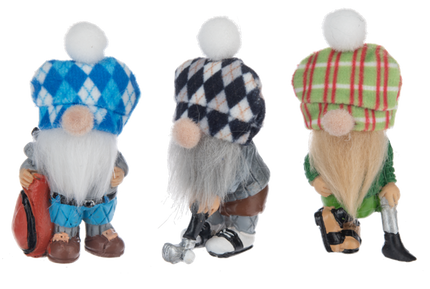 Good Luck Golf Gnome Pocket Charm