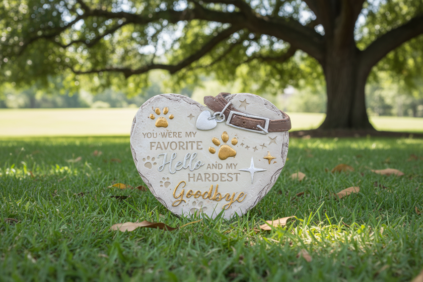 Pet Memorial Garden Stone
