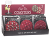 Slip over coasters sets