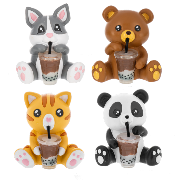 Boba Tea Animal Figurine