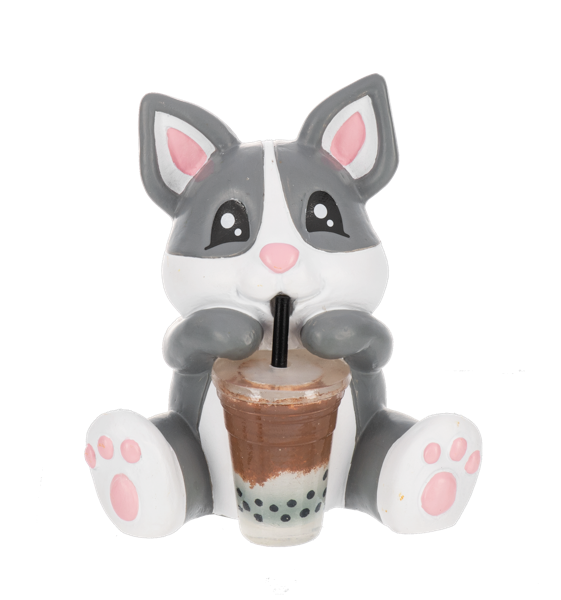 Boba Tea Animal Figurine