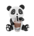 Boba Tea Animal Figurine