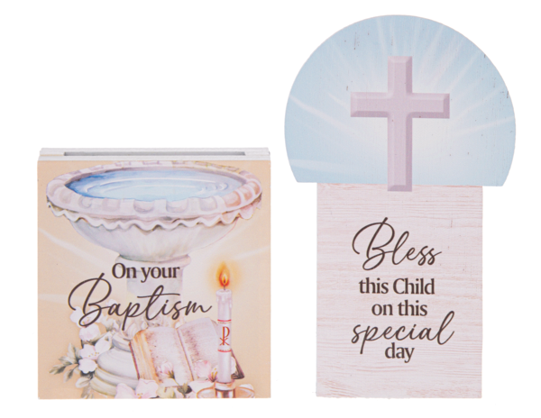 Baptism gift card holder
