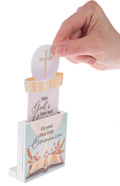 First Communion gift card holder