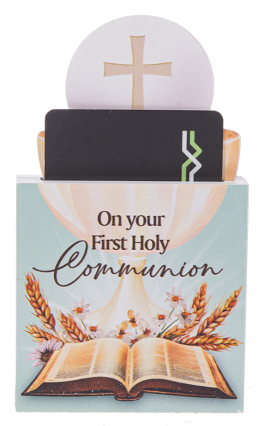 First Communion gift card holder