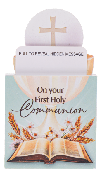 First Communion gift card holder