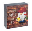 Gnome one grills like Dad!