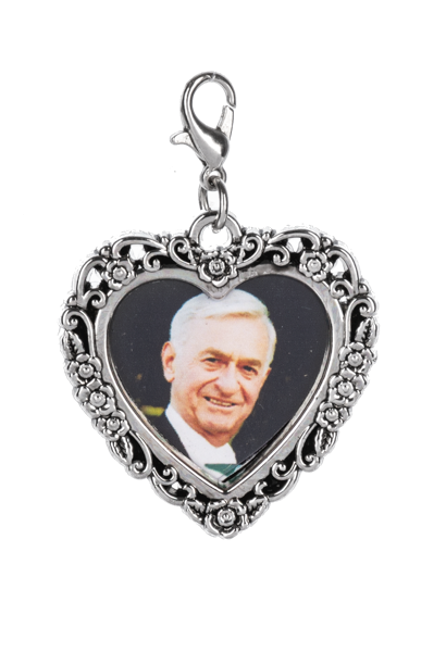 Memorial Bouquet Charm-Oval Or Heart Shaped