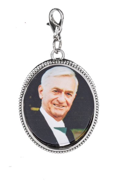 Memorial Bouquet Charm-Oval Or Heart Shaped
