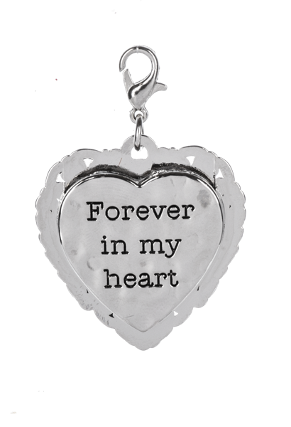 Memorial Bouquet Charm-Oval Or Heart Shaped