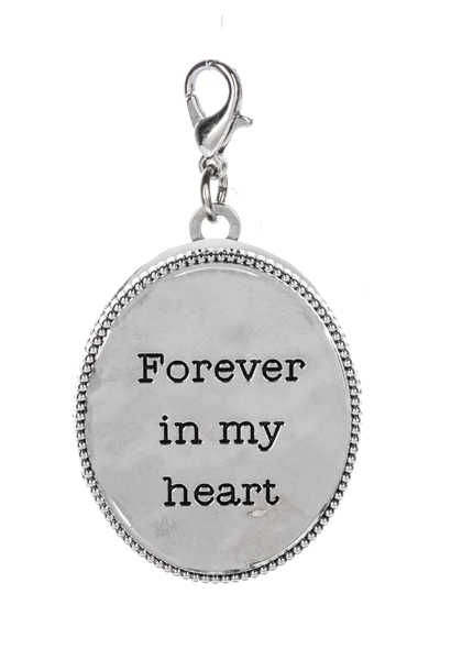 Memorial Bouquet Charm-Oval Or Heart Shaped