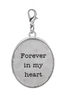 Memorial Bouquet Charm-Oval Or Heart Shaped