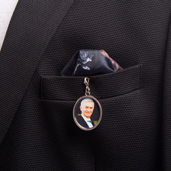 Memorial Bouquet Charm-Oval Or Heart Shaped