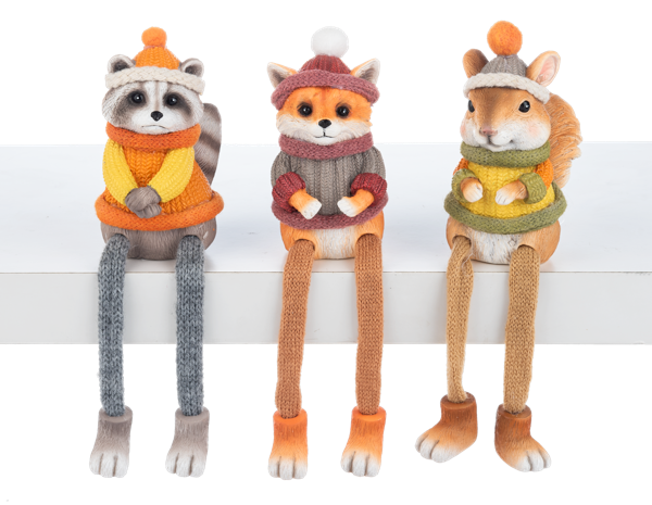 Cozy Critter Shelf sitters