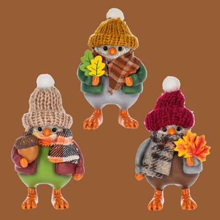 Sweater Weather Owl Figurines