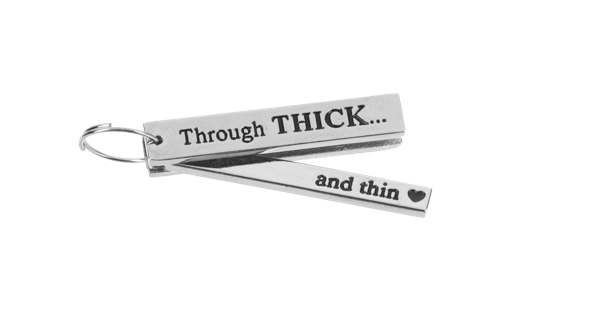 Through Thick & Thin Charms