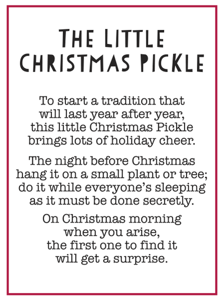Christmas Pickle Charm