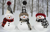 Cozy Snowman pocket charm