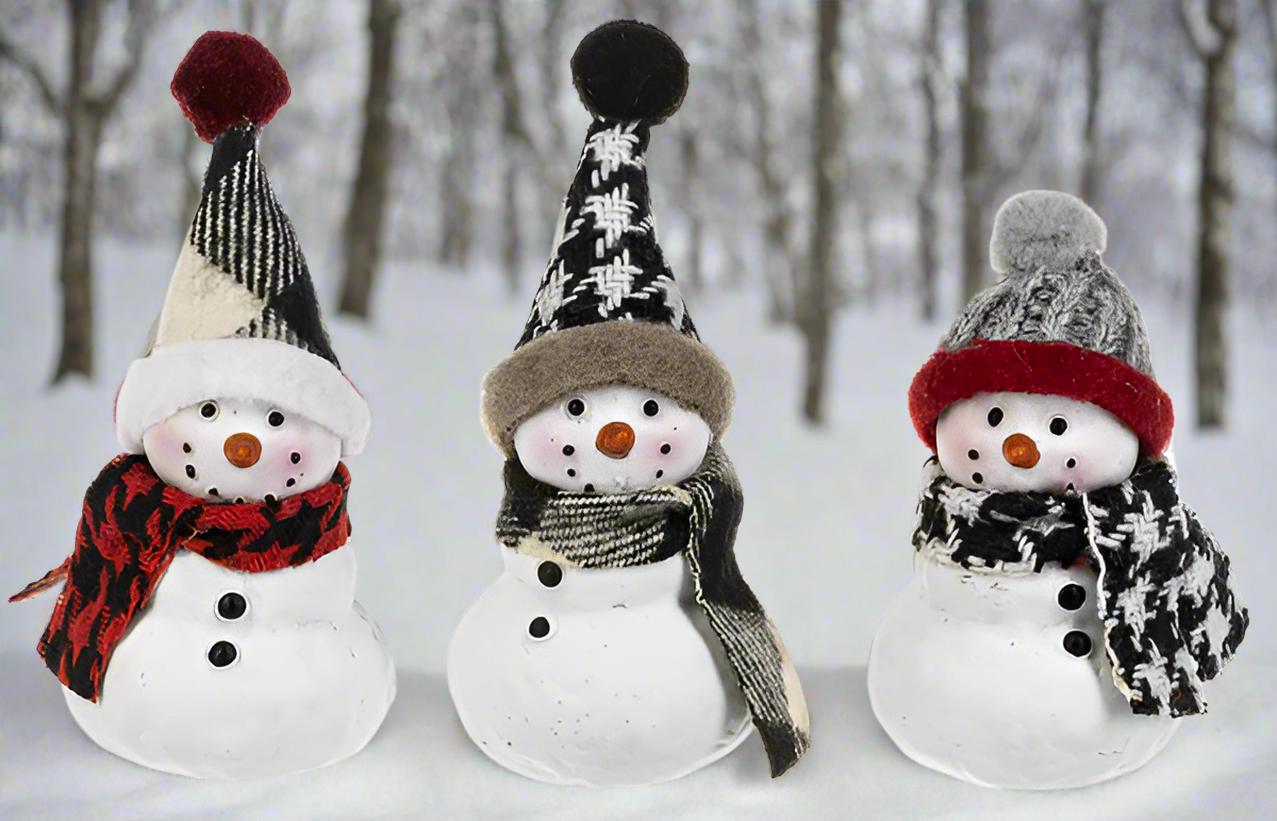 Cozy Snowman pocket charm