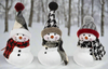 Cozy Snowman pocket charm