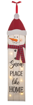 Light up Snowman Banner