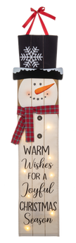 Light up Snowman Banner