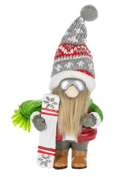 Ski Lodge - Gnome Figurine