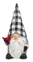 Modern Plaid Gnome Figurine