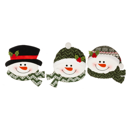 Comfy and Cozy Snowman Trivet