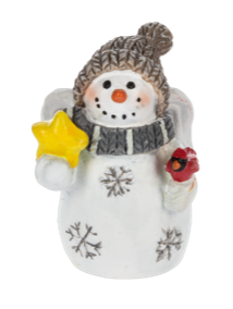 Glow in the Dark Snow Angel Charm