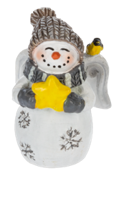 Glow in the Dark Snow Angel Charm