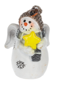 Glow in the Dark Snow Angel Charm