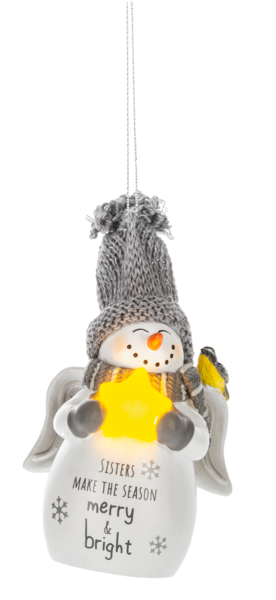 Light Up Snowman Ornament
