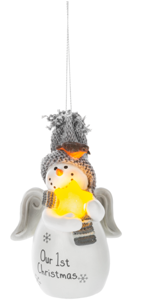 Light Up Snowman Ornament