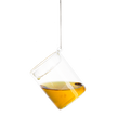 Whiskey Glass Ornament with Hangtag - Whiskey You a Merry Christmas