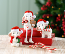 The White Elephant - Figurines with Santa Hats