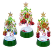 Light Up Glass Christmas Tree with Ornaments