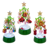 Light Up Glass Christmas Tree with Ornaments