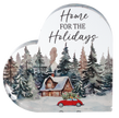 Acrylic Heart Shaped Christmas Scenes