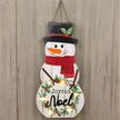 Snowman Light Up Wall Plaque - Joyous Noel