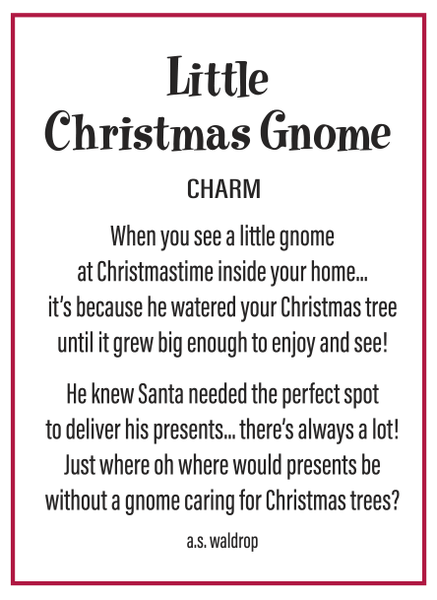 Little Christmas Gnome Charm