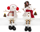 Pattern Snowmen Shelfsitters