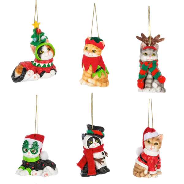 Cat Christmas Ornaments