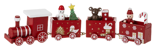 Wooden Christmas Train Figures-Small