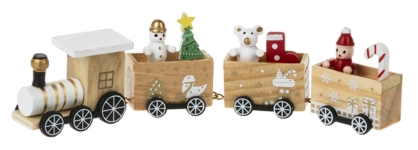 Wooden Christmas Train Figures-Small